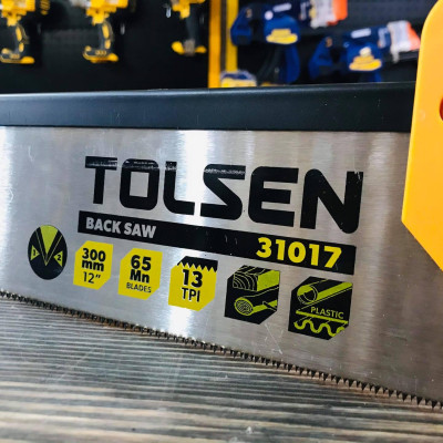 BỘ CƯA BẢNG + KHUNG CƯA GỖ 300mm TOLSEN 31017 - HÀNG CHÍNH HÃNG