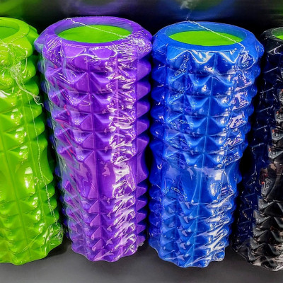 Con Lăn Foam Roller Massage Có Gai, Ống Lăn Giãn Cơ Bắp (Kích thước 33 x 14 cm) - Inbox Shop lựa màu