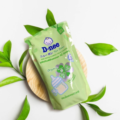 Bộ 2 Gói Nước Rửa Bình Sữa D-nee (550ml x 2)