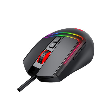 Chuột Gaming Có Dây Havit MS953/ 7 Chế Độ/ 700DPI/ Led RGB/ 20 Triệu Lần Nhấp Chuột - Hàng Chính Hãng