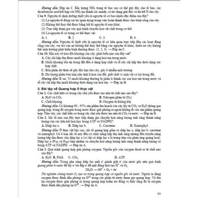 Sách - Cẩm nang ôn tập trọng tâm môn sinh học luyện thi tốt nghiệp THPT (dùng chung các bộ sgk hiện hành) - HA