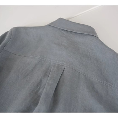 Set Đồ Nữ LINEN Haint Boutique Sơ Mi Cổ Vest Mix Short Lửng Chất Vải Mềm Mát Phong Cách Ulzzang Bv05