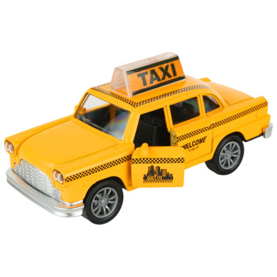 Đồ Chơi Mô Hình Xe Taxi Chạy Trớn - Toys&Joys 53224 - Màu Vàng