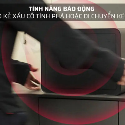 Két Sắt Thông Minh Xiaomi Mijia MX-303 Sử Dụng Vân Tay Gồm 6 Chế Độ Mở Khóa Áp Dụng Công Nghệ Cao Báo Động, Kết Nối App - Hàng Nhập Khẩu