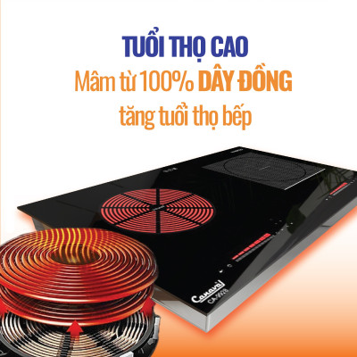 Bếp điện từ hồng ngoại CANAVAL CA9928 - Hàng nhập khẩu