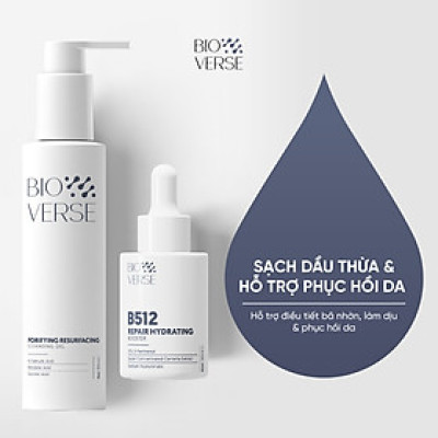 Bộ đôi làm sạch sâu & phục hồi da (Porifying Resurfacing Cleansing Gel + B512 Repair Hydrating Booster)