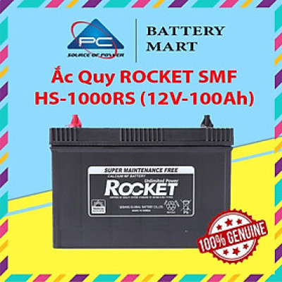 Bình Ắc Quy 12V-100Ah, Ắc Quy ROCKET SMF HS-1000RA/RS