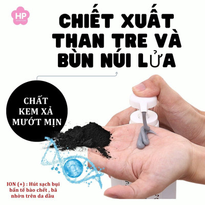 Dầu Xả Phục Hồi Tóc Chiết Xuất Than Tre Và Bùn Núi Lửa Pelican Deitanseki Hair Conditioner (Chai 500 mL)