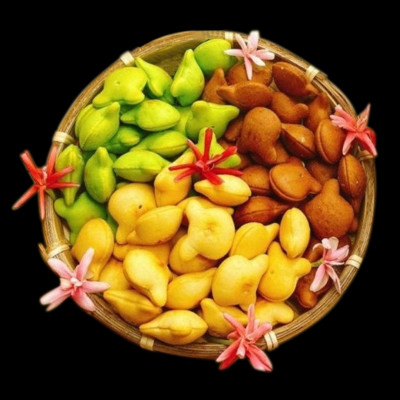 BÁNH GẤU NHÂN MIX 3 VỊ TÂN LỘC PHÁT HŨ 250G