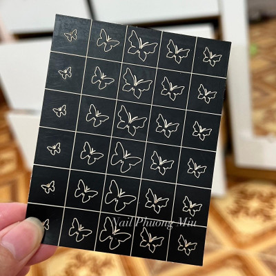 Miếng Dán Dặm Ombre Sticker Fen Đầu Móng Làm Nail, Mẫu Đẹp Sắc Nét, Siêu Tiện Lợi, Dặm Đầu Móng Nhanh Chóng, Giấy Decal Tự Dính, Dễ Sử Dụng Nữ