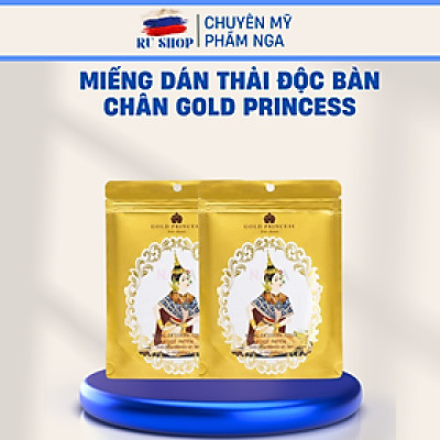 Miếng dán thải độc bàn chân Gold Princess Thái Lan