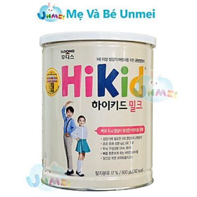 Sữa Hikid Milk Hàn Quốc Vị Vani dành cho trẻ từ 1-9 tuổi
