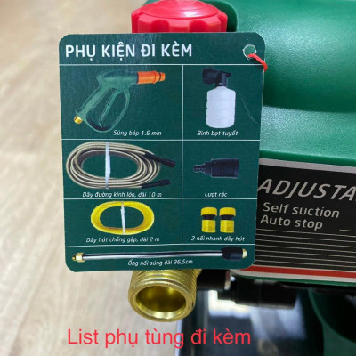 MÁY RỬA XE CHỈNH ÁP 3000W 180BAR DEKTON DK-3001 - HÀNG CHÍNH HÃNG