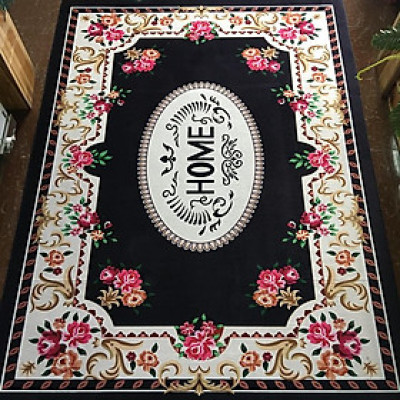 Thảm nhung 3D chữ Home TSN36(120x160cm)