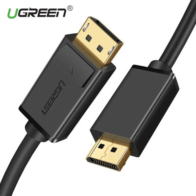 Ugreen UG10212DP102TK 3M Màu Đen Cáp 2 Đầu Displayport chuẩn V1.2 thuần đồng - HÀNG CHÍNH HÃNG