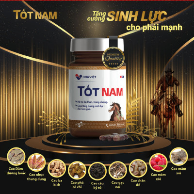 Viên uống bổ thận tráng dương tăng cường sinh lực nam giới Tốt Nam Hoa Việt (Hộp 30 viên)- Bí quyết cho sức khỏe phái mạnh