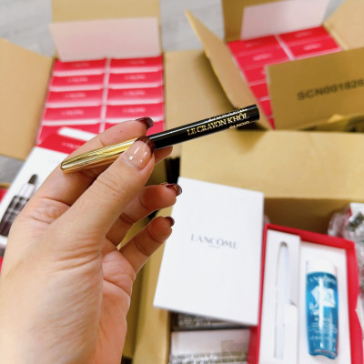 Chì kẻ mắt Lancome Le Crayon Khol màu 01 Noir - Size mini tách set