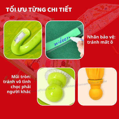Ô cho bé gái, bé trai dù trẻ em Che Mưa Che Nắng Mideer Umbrella