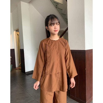 Đồ Lam Đi Chùa  Vạt Hò Nút Thắt