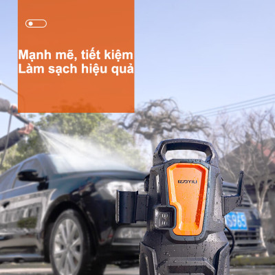 Máy rửa xe cao áp ABG yili YLW3500H-90A rửa xe áp lực cao công suất 1300W dạng đứng hiện đại 2023, chống nước, chống điện giật, máy rửa xe gia đình, công nghiệp, thiết kế nhỏ gọn - Hàng chính hãng