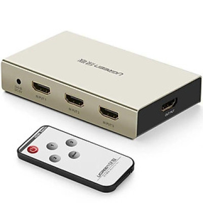 Ugreen UG4027840278TK Bộ gộp HDMI 3 vào 1 ra hỗ trợ 4K x 2K vỏ hộp kim cao cấp - HÀNG CHÍNH HÃNG