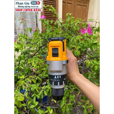 [chính hãƞg] Máy Khoan Pin 20V, Đầu Autolock 13mm, Động Cơ Không ChổI Than Hàng Cao Cấp (Bảo Hành 12 Tháng)