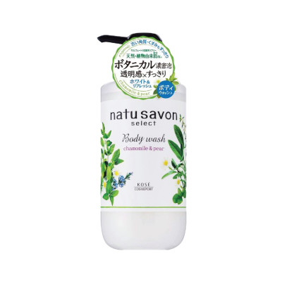 Sữa Tắm Natusavon Dưỡng Trắng Da Kose Softymo Natusavon Select White Body Wash Refresh (500 mL)