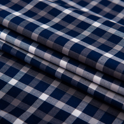 Áo Sơ Mi Nam Cộc Tay Kẻ Caro Màu Xanh Trắng Aligro Algs-c109