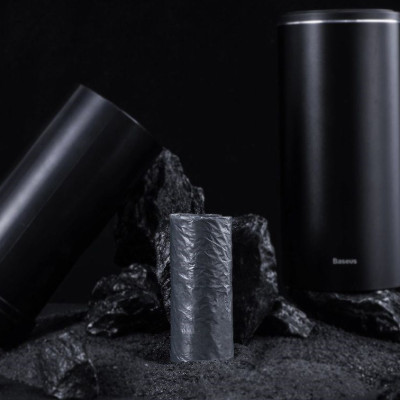 Thùng Rác Mini Ô Tô, Để Bàn Làm Việc Chính Hãng Baseus Siêu Tiện Dụng Và 30 Túi Đựng( Bán Lẻ Túi)