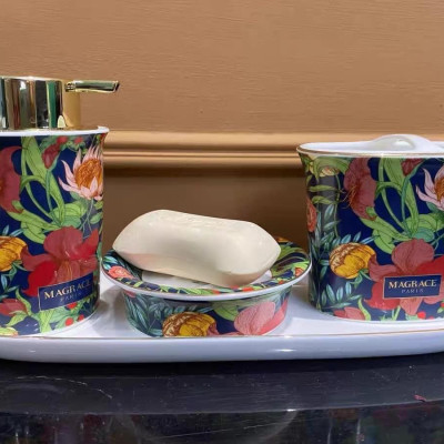 Set 4 món dụng cụ nhà tắm Magrace Paris Hàng chính hãng
