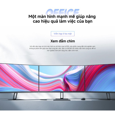 Màn Hình Máy Tính Xiaomi 2K Monitor A27Qi EU 27inch / LCD IPS / 100Hz / 2K / 6ms - Phiên Bản Quốc Tế, Bảo Hành 36 Tháng