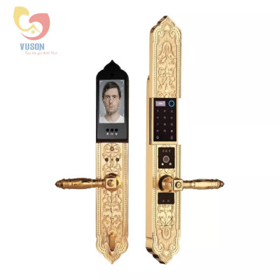 Khóa cửa đại sảnh Demax SL9862 Face ID, App Wifi - Hàng chính hãng