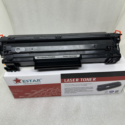 Hộp mực Estar CB435A/CE285A dùng cho máy in Hp P1102, M1132, M1212NF, LBP6030, 6030W, MF3010, 6000, Có lỗ đổ mực, đậm đẹp - hàng chính hãng