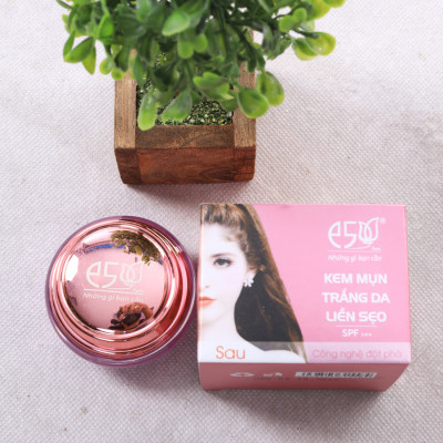 Kem Mụn Trắng Da Liền Sẹo E5 Hồng 
