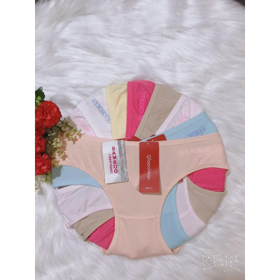 Combo 10 chiếc quần lót cotton trơn co dãn tốt fom từ 45-60kg