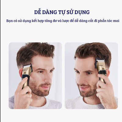 Tông Đơ Cắt Tóc Damas DH-6820 – Thiết Kế Đa Năng Chống Nước Tuyệt Đối Nhỏ Gọn, An Toàn – Tặng Kèm Bộ Đồ Chuyên Dụng Chuẩn Salon – Hàng Chính Hãng