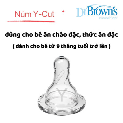 [ Không có vỏ hộp ] - Lẻ 01 cái núm ty thay thế bình sữa Dr.Brown