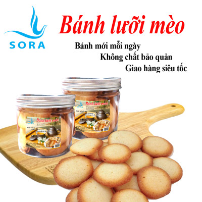 Bánh lưỡi mèo kiểu Nhật Sora thơm ngon, giòn, xốp