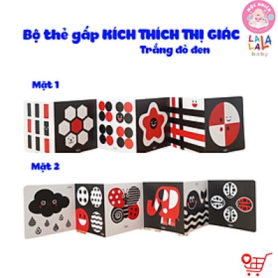 Bộ Thẻ Zigzag Lalala Baby Kích Thích Thị Giác Trí Não Cho Trẻ Sơ Sinh (0-12 Tháng)