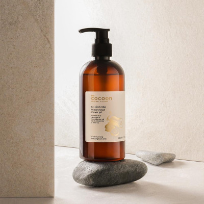 Combo Gel tắm bí đao Cocoon 310ml + Nước dưỡng tóc tinh dầu bưởi Pomelo Cocoon 140ml