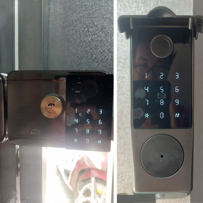 Khóa cửa thông minh chống nước G05 - 2 Mặt Vân Tay & APP TTlock Bluetooth quản lý 2 mặt trong ngoài ( Hàng nhập khẩu)