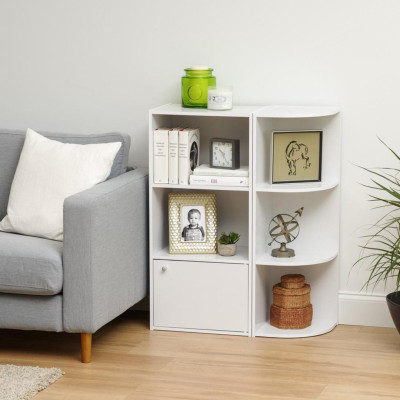 Giá sách gỗ công nghiệp thiết kế đẹp hiện đại tiện nghi SMLIFE Buzz