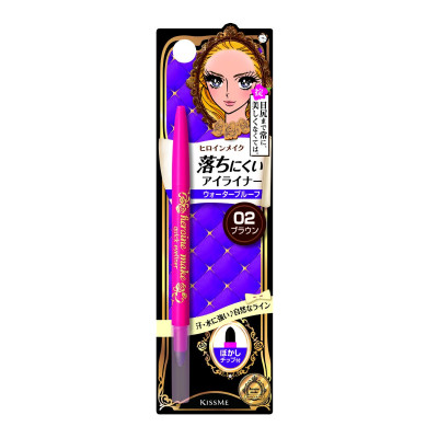 Bút Chì Sáp Kẻ Mí Mắt Không Trôi Kissme Heroine Make Quick Eyeliner (Nét Vẽ Tự Nhiên-Dạng Xoay)