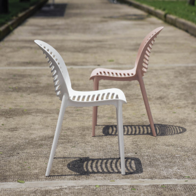 Ghế nhựa đúc, ghế ngoài trời tựa kẻ thoáng khí