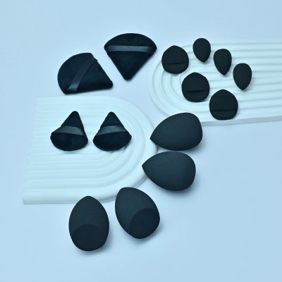 Lọ 14 Mút Trang Điểm Kem Nền, Má Hồng, ... - Hộp 14 Mút Trang Điểm Chuyên Nghiệp