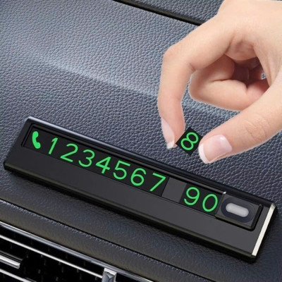 Bảng Số Liên Lạc, Gắn Taplo Xe ôtô, Tiện Dụng, Văn Minh, Đỗ Xe Vướng Đường, Lối Đi Mọi Người Biết Số ALO- Takyhome 9300