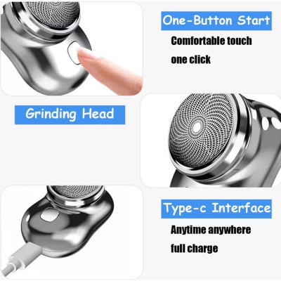 Máy Cạo Râu Mini, Xoay 360 Độ Chống Nước , Sạc USB Siêu Nhanh, Máy Cạo Râu Nam Bỏ Túi Tiện Dụng - HÀNG CHÍNH HÃNG MINIIN