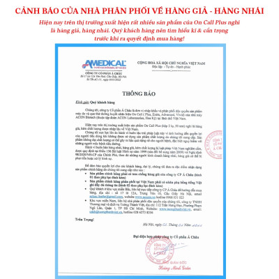 Que thử đường huyết ACON On Call Plus hộp 50 que