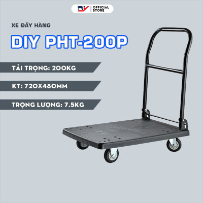 Xe đẩy hàng sàn nhựa DIY PHT-200P