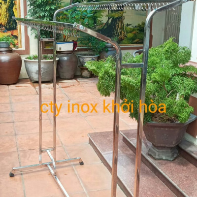 giàn phơi inox lắp ghép hàng dày ( BẢO HÀNH 6 THÁNG SỬ DỤNG CỦA NHÀ SX )